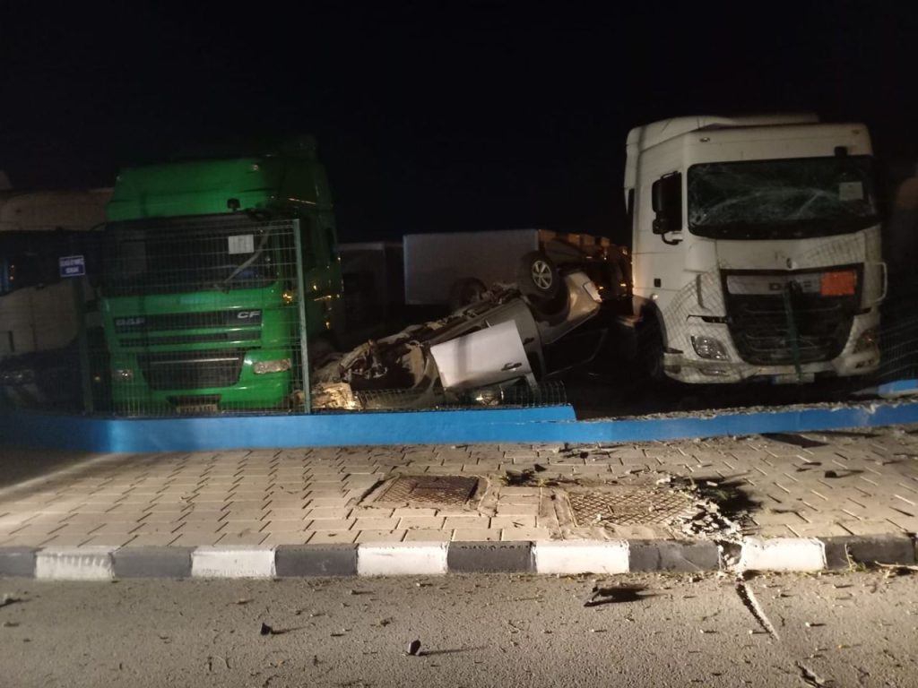 Lefkoşa-Güzelyurt ana yolunda kaza: 1 yaralı