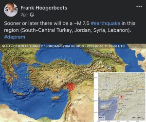 Ünlü deprem sismik uzmanı Frank Hoogerbeets Uyarmıştı