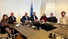 AB Destek Ofisi taziye ziyaretinde bulundu
