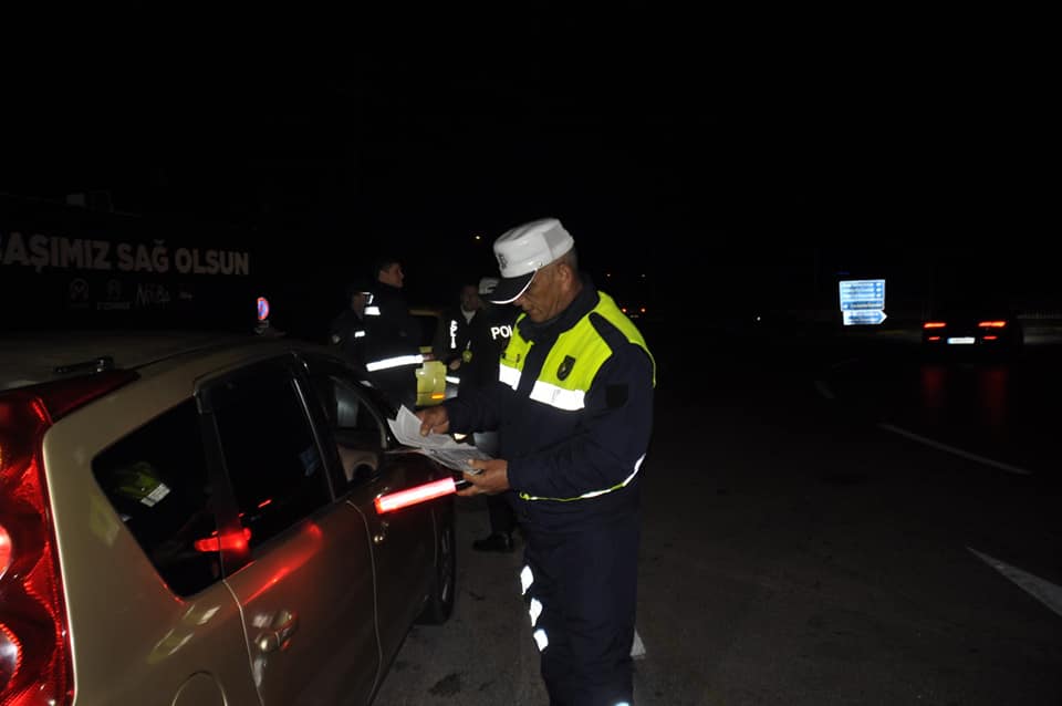 Trafik denetimi: 28 araç trafikten men edildi
