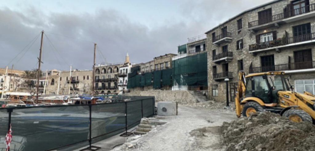 Girne Antik Liman’da restorasyon çalışmaları devam ediyor