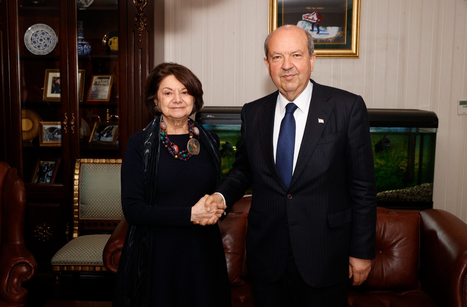 Ersin Tatar, Rosemary DiCarlo’yu kabul etti