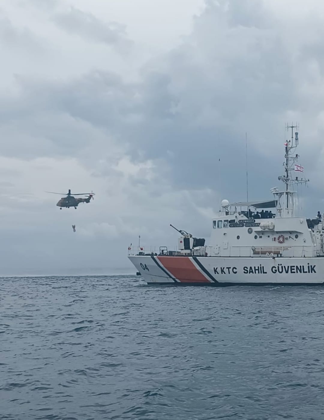 İskele bölgesinde ortak arama kurtarma eğitimi icra edildi
