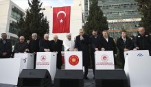 Depremden etkilenen 11 ilde yapılacak ilk konutların temeli atıldı