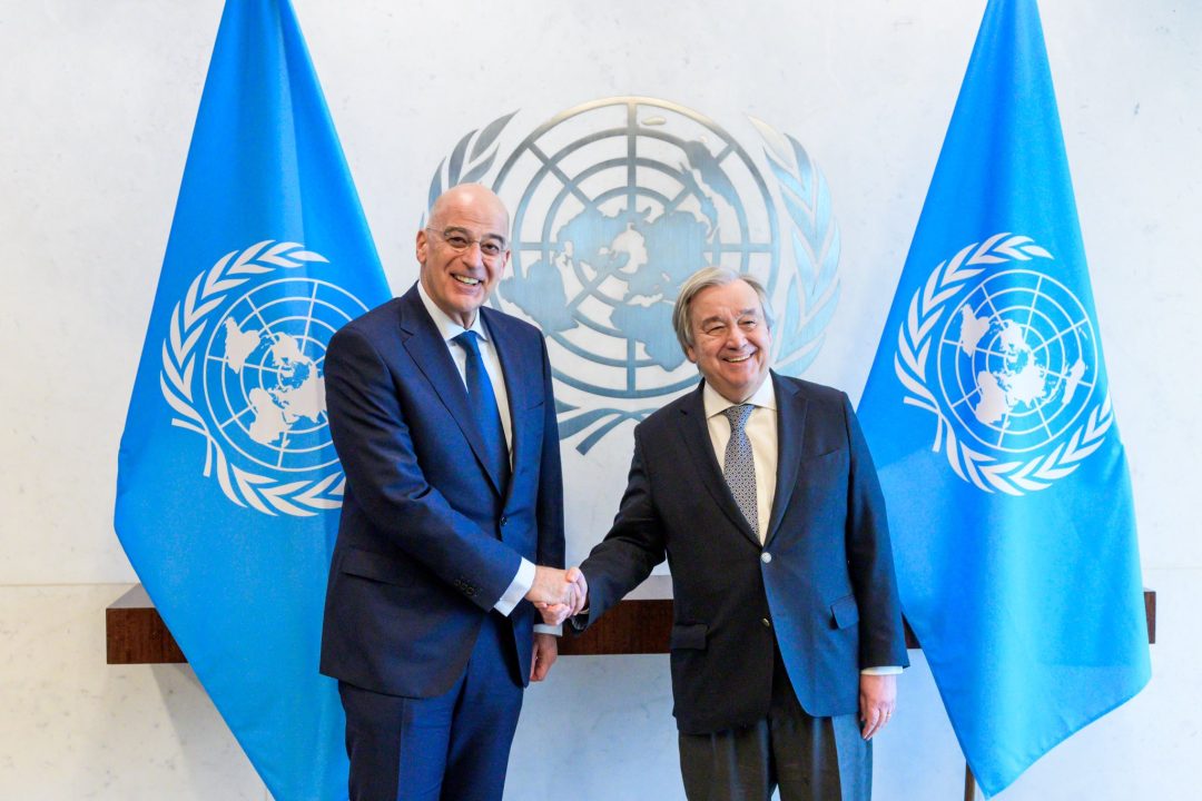Dendias – Guterres görüşmesinde Kıbrıs sorunu ele alındı