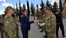 Deprem bölgesinde görev alan personele takdir belgeleri verildi