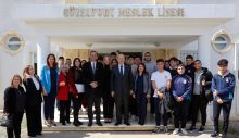 Cumhurbaşkanı Tatar, Güzelyurt Meslek Lisesi öğrencileriyle bir araya geldi