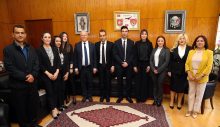 Meclis Başkanı Töre, mecliste çalışmaya hak kazanan yeni personelleri kabul etti