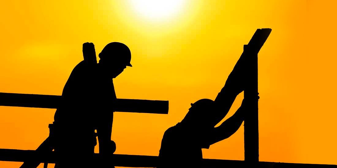 sıcak havada çalışma