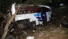 Yolcu otobüsü şarampole uçtu: 12 ölü, 19 yaralı