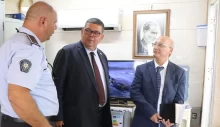 Berova, Metehan Sınır Kapısı’nda personelle bir araya geldi