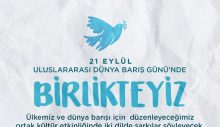 21 Eylül Uluslararası Dünya Barış Günü nedeniyle iki toplumlu etkinlik düzenleniyor