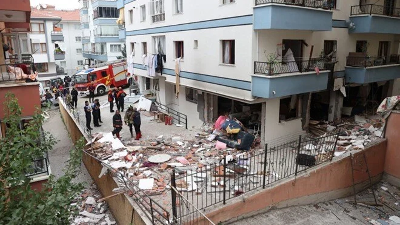 Ankara’da doğal gaz patlaması: 1 kişi hayatını kaybetti