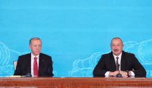 Erdoğan ile Aliyev, Iğdır-Nahçıvan Doğal Gaz Boru Hattı’nın temelini attı