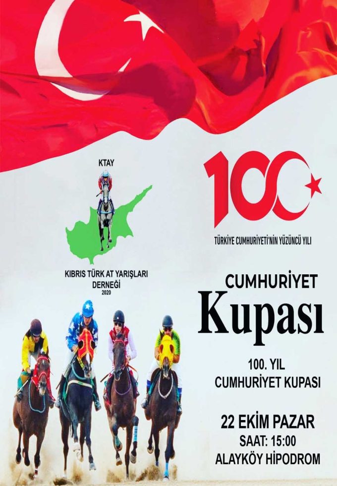 Kıbrıs Türk At Yarışları Derneği, “Cumhuriyet Kupası” koşusu düzenliyor