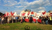 CTP her ilçede çember eylemleri düzenledi