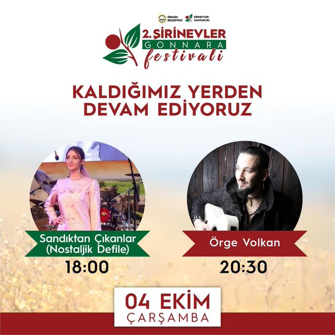 2. Şirinevler Gonnara Festivali etkinlikleri yarın yapılacak