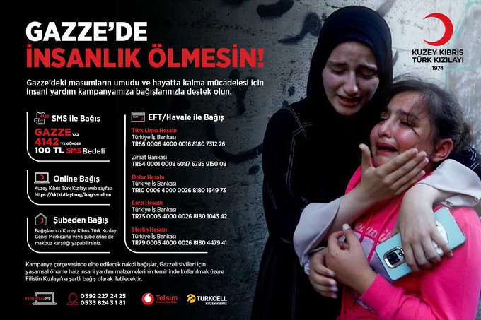 “Gazze’de İnsanlık Ölmesin!” Yardım Kampanyası Başlatıldı