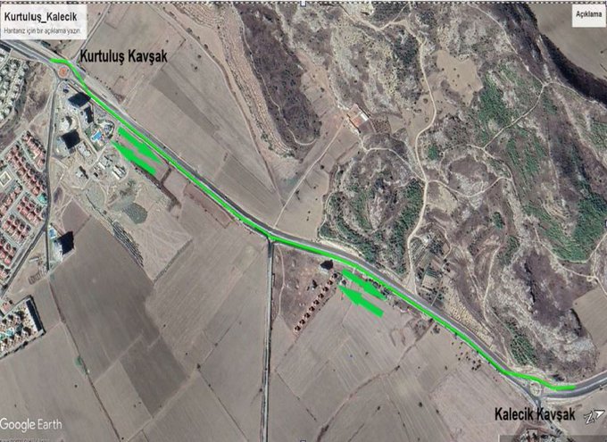 Kalecik Kavşağı ile Kurtuluş Kavşağı arası yol güzergâhı trafiğe kapatılacak