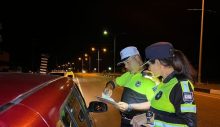 Lefkoşa ve İskele’de bir gecede toplam 861 araç sürücüsü rapor edildi