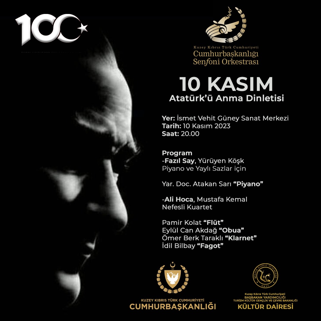 KKTC CSO’dan Atatürk’ü anma dinletisi