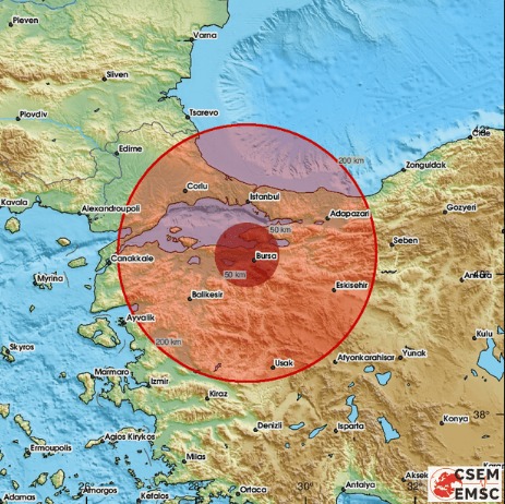 Marmara Denizi’nde deprem!