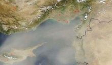 Orta Doğu’dan taşınan toz zerrecikleri bölgede hava kirliliği yaratıyor